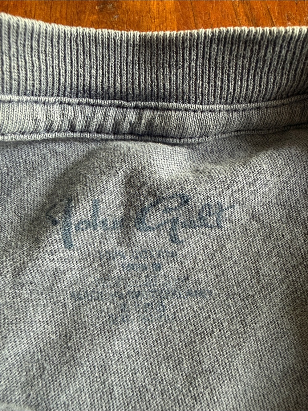Brandy Melville Light Blue Graphic '14' Tee - Picture 2 of 4